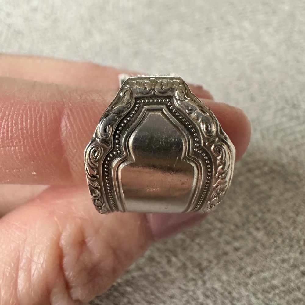 Silverware Pinky Ring - image 5